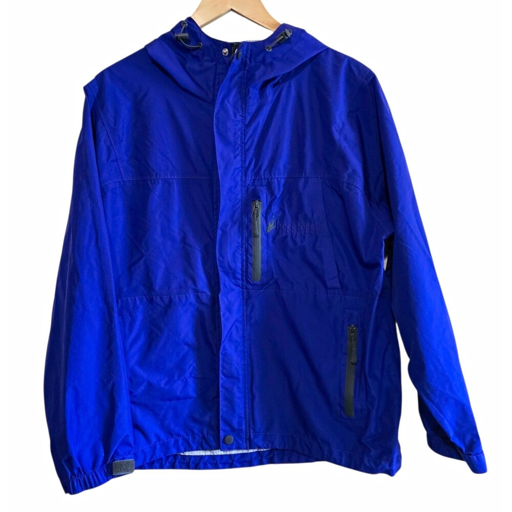 Frogg Toggs Womens Large Purple Rain Jacket Hooded Waterproof Outdoor Coat